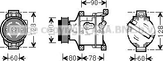 Prasco FTAK103 - Compressore, Climatizzatore autozon.pro