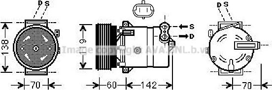 Prasco FTAK383 - Compressore, Climatizzatore autozon.pro