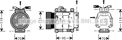 Prasco FTK063 - Compressore, Climatizzatore autozon.pro