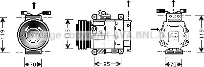 Prasco FTK062 - Compressore, Climatizzatore autozon.pro