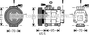 Prasco FTK031 - Compressore, Climatizzatore autozon.pro