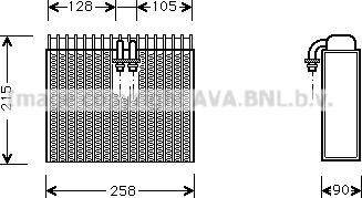 Prasco FTV071 - Evaporatore, Climatizzatore autozon.pro