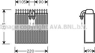 Prasco FTV257 - Evaporatore, Climatizzatore autozon.pro