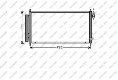 Prasco HD322C001 - Condensatore, Climatizzatore autozon.pro