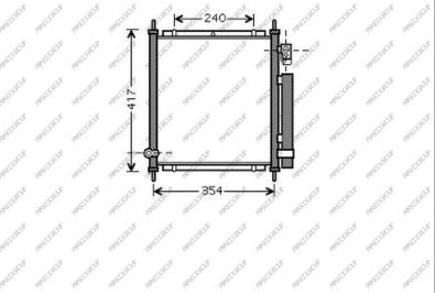 Prasco HD322C002 - Condensatore, Climatizzatore autozon.pro