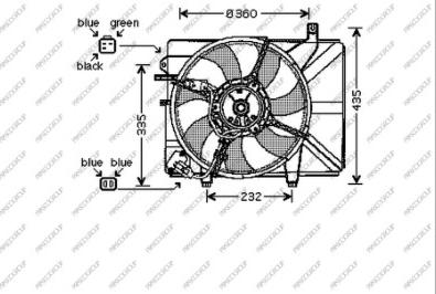 Prasco HN330F001 - Ventola, Raffreddamento motore autozon.pro