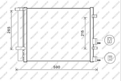 Prasco HN200C002 - Condensatore, Climatizzatore autozon.pro