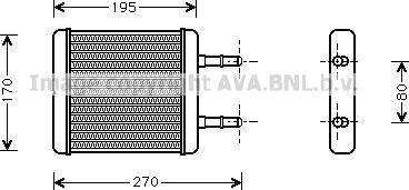 Prasco HY6061 - Scambiatore calore, Riscaldamento abitacolo autozon.pro