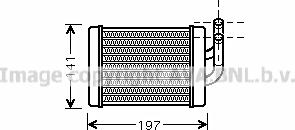 Prasco HY6158 - Scambiatore calore, Riscaldamento abitacolo autozon.pro