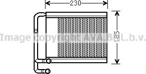 Prasco HY6313 - Scambiatore calore, Riscaldamento abitacolo autozon.pro