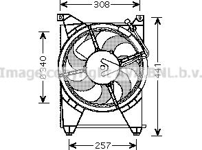 Prasco HY7514 - Ventola, Raffreddamento motore autozon.pro