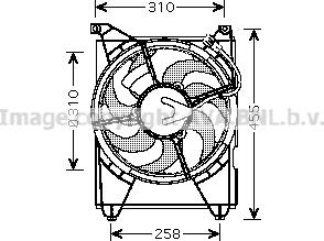 Prasco HY7516 - Ventola, Raffreddamento motore autozon.pro