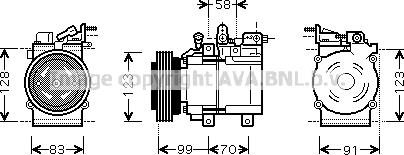 Prasco HYAK160 - Compressore, Climatizzatore autozon.pro