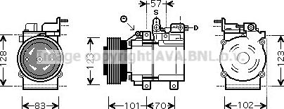 Prasco HYK209 - Compressore, Climatizzatore autozon.pro