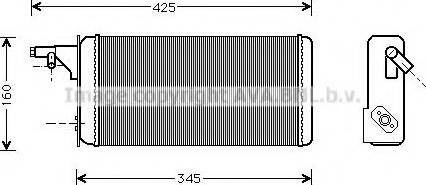 Prasco IV6019 - Scambiatore calore, Riscaldamento abitacolo autozon.pro