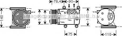 Prasco JRK026 - Compressore, Climatizzatore autozon.pro