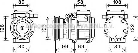 Prasco KAAK264 - Compressore, Climatizzatore autozon.pro