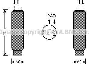 Prasco KBD002 - Essiccatore, Climatizzatore autozon.pro