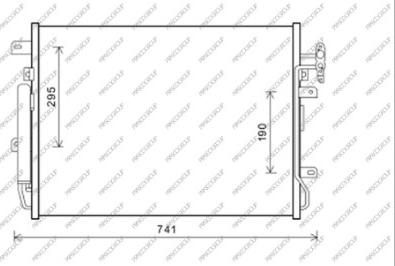 Prasco LR032C001 - Condensatore, Climatizzatore autozon.pro