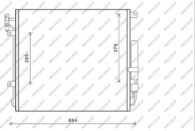 Prasco LR864C001 - Condensatore, Climatizzatore autozon.pro