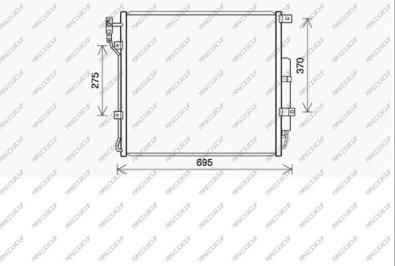 Prasco LR864C002 - Condensatore, Climatizzatore autozon.pro