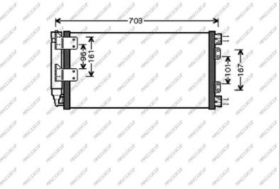 Prasco LR717C001 - Condensatore, Climatizzatore autozon.pro