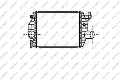 Prasco ME907N001 - Intercooler autozon.pro