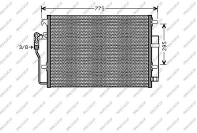 Prasco ME919C001 - Condensatore, Climatizzatore autozon.pro