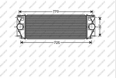 Prasco ME919N001 - Intercooler autozon.pro