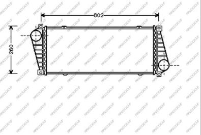 Prasco ME915N001 - Intercooler autozon.pro