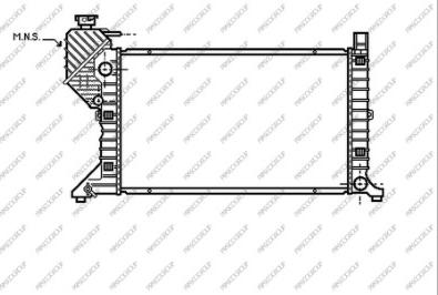 Prasco ME915R004 - Radiatore, Raffreddamento motore autozon.pro