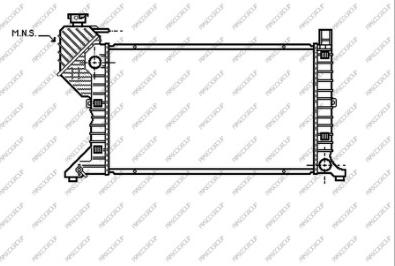 Prasco ME915R003 - Radiatore, Raffreddamento motore autozon.pro