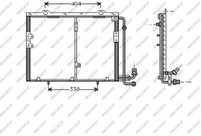 Prasco ME620C002 - Condensatore, Climatizzatore autozon.pro