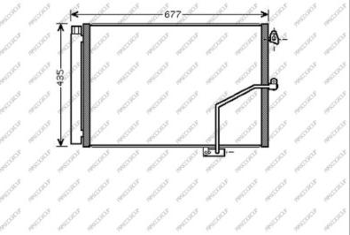 Prasco ME029C001 - Condensatore, Climatizzatore autozon.pro