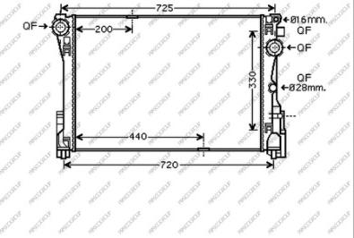 Prasco ME029R006 - Radiatore, Raffreddamento motore autozon.pro