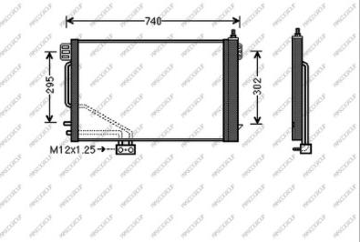 Prasco ME026C001 - Condensatore, Climatizzatore autozon.pro