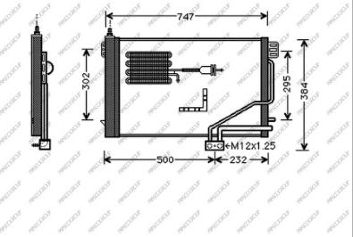 Prasco ME026C002 - Condensatore, Climatizzatore autozon.pro