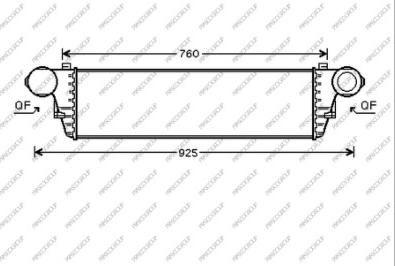 Prasco ME026N002 - Intercooler autozon.pro