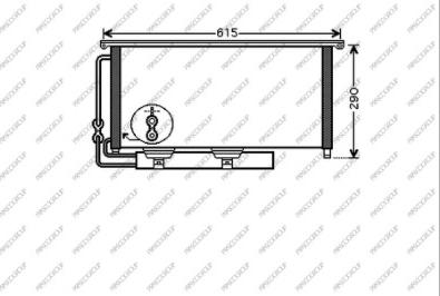 Prasco ME300C001 - Condensatore, Climatizzatore autozon.pro