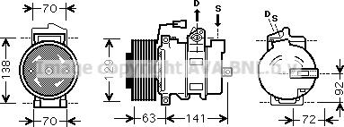 Prasco MEAK239 - Compressore, Climatizzatore autozon.pro