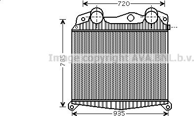 Prasco MN4018 - Intercooler autozon.pro