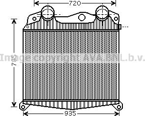 Prasco MN4017 - Intercooler autozon.pro