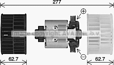 Prasco MN8138 - Elettromotore, Ventilatore abitacolo autozon.pro