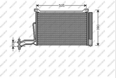 Prasco MN304C002 - Condensatore, Climatizzatore autozon.pro