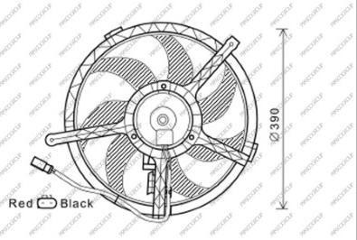 Prasco MN308F002 - Ventola, Raffreddamento motore autozon.pro