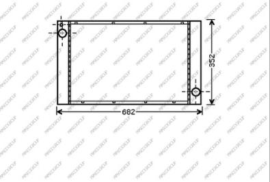 Prasco MN308R002 - Radiatore, Raffreddamento motore autozon.pro