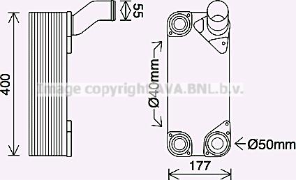 Prasco MN3101 - Radiatore olio, Retarder autozon.pro