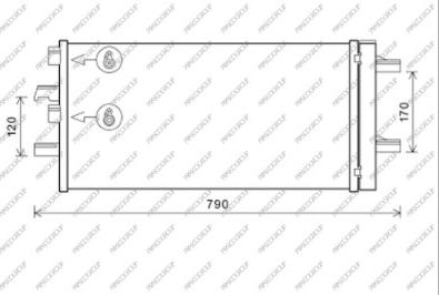 Prasco MN312C001 - Condensatore, Climatizzatore autozon.pro