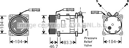 Prasco MNAK048 - Compressore, Climatizzatore autozon.pro