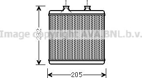 Prasco MS6472 - Scambiatore calore, Riscaldamento abitacolo autozon.pro